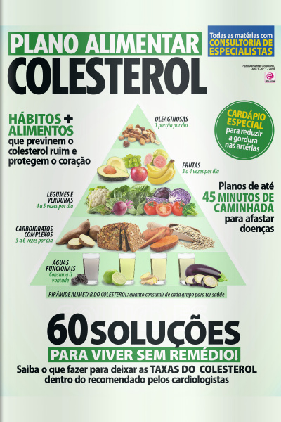 Ebook Plano Alimentar Colesterol - Edição Nº 1 - cardápio para colesterol alto