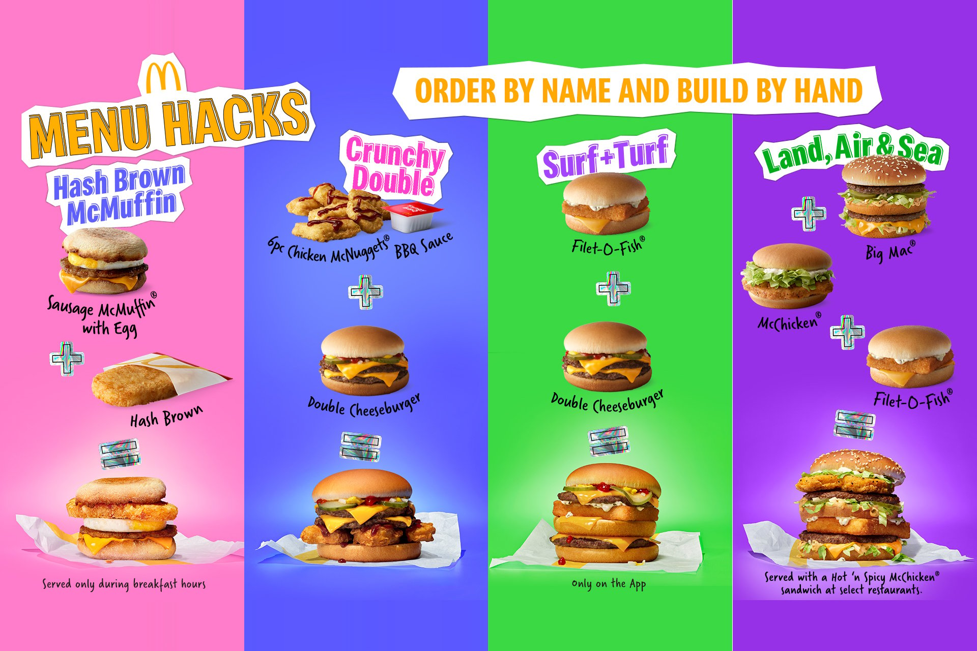McDonald's spotlights fan-created menu hacks | Ad Age - mcdonald's cardápio