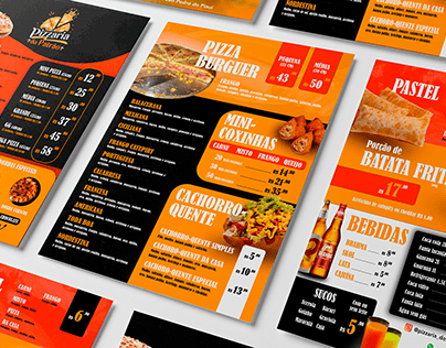 Cardapio Pizzaria Projects | Photos, videos, logos, illustrations and  branding on Behance