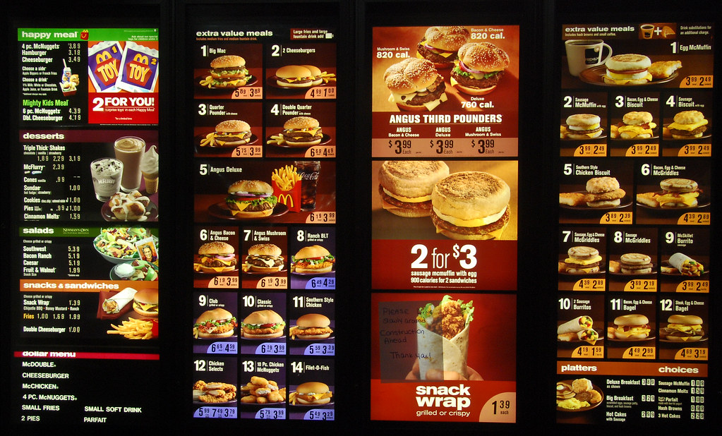 McDonald`s Menu | The morning menu on January 6,2009 . I don… | Flickr - cardápio mcdonald's