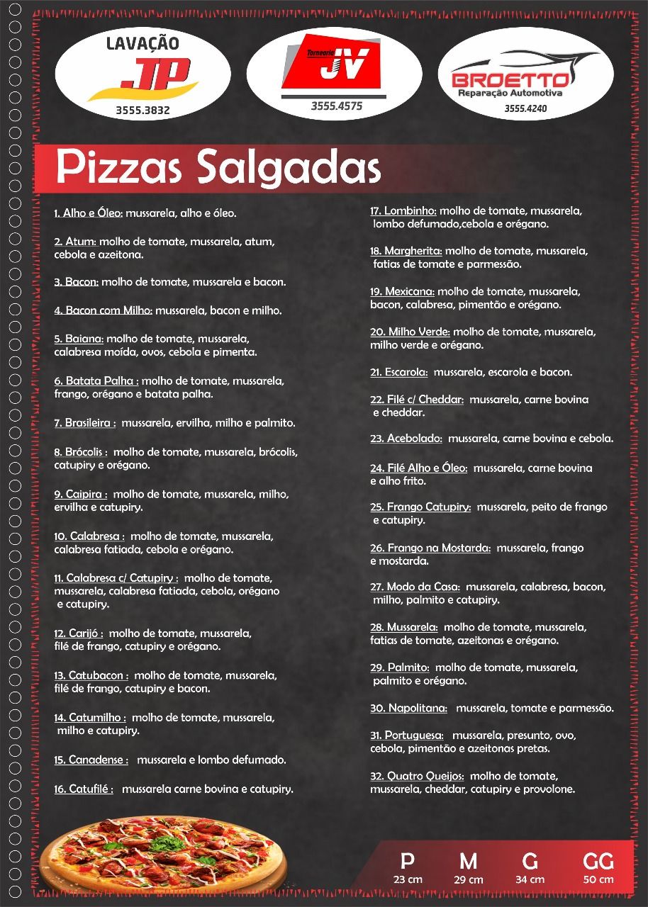 Cardápio Restaurante e Pizzaria Armazém | Restaurante e pizzaria, Cardapio  de pizza, Sabores de pizza salgada - cardapio de pizza