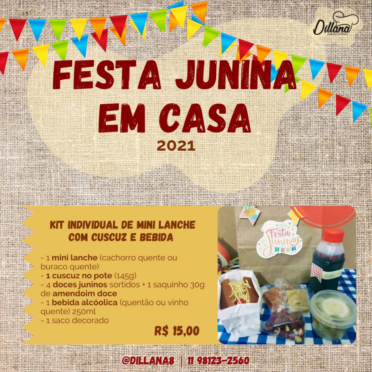 Cardápio - festa junina em casa em Jundiaí, SP | Classificados - Solutudo - cardapio festa junina