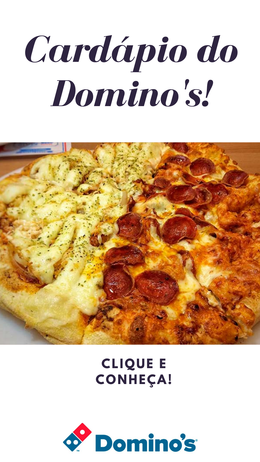 Cardápio Domino's completo com preços - Testa pra Mim | Cardapio de pizza,  Sabores de pizza, Cardapio - dominos cardapio