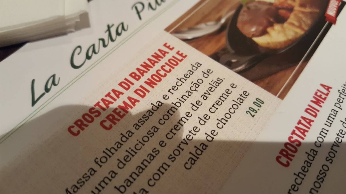 Menu at Abbraccio Cucina Italiana restaurant, Campinas, Avenida Iguatemi - abbraccio cardápio