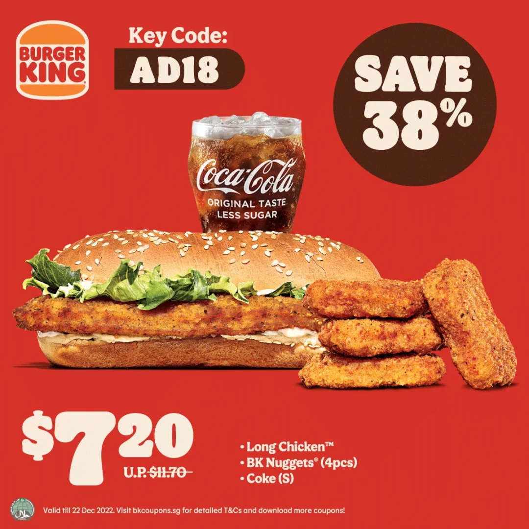 BURGER KING® Coupon Discounts up to 50% off Burgers & Meals
