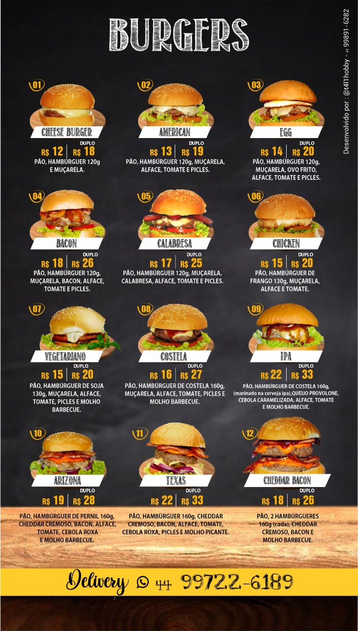 Cardápio / Menu Online - Peppers Burger - Delivery - TerraBoa.com - cardapio de hamburguer