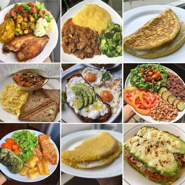 Cardápio para Dieta Saudável - Receita Natureba - cardapio almoço saudavel