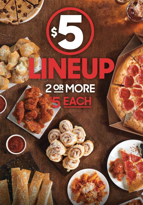 Pizza Hut® Launches $5 Lineup, Stacked With Pizzas And Other Craveable Menu  Options
