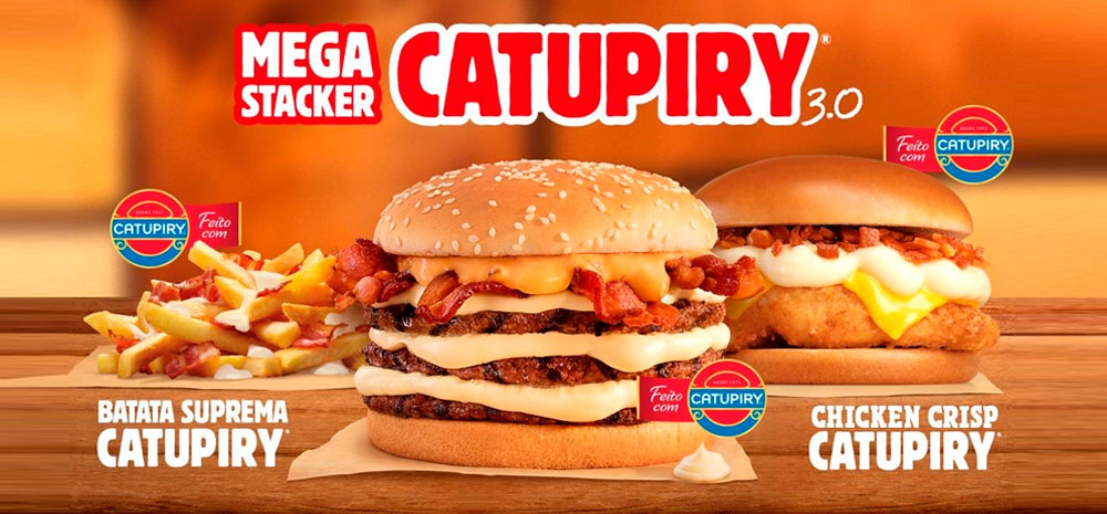 Eles voltaram! Os hambúrgueres com Catupiry® retornam ao cardápio do Burger  King – Catupiry - cardapio bk