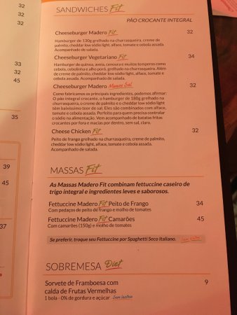 Cardápio - Picture of Madero Steak House Comendador, Curitiba - Tripadvisor