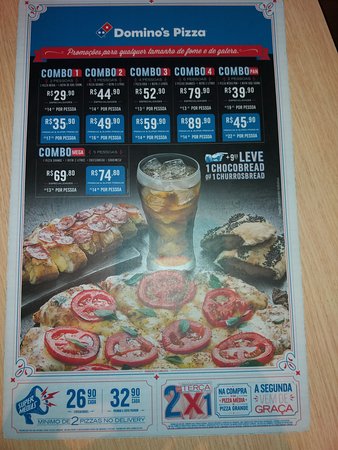 Cardápio - Picture of Domino's Pizza, Olinda - Tripadvisor - dominos cardapio