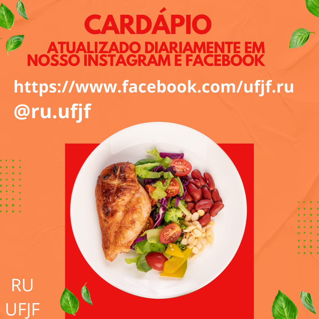 Restaurante Universitário UFJF - Site Institucional do Restaurante  Universitário - ru cardapio