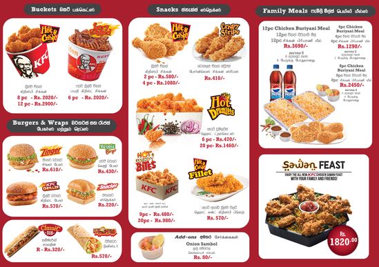 57 meilleures idées sur KFC menu | poulet kfc, recette poulet frit, poulet  frit - cardapio kfc