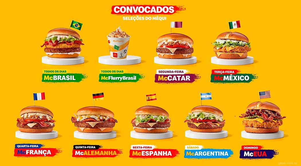 McDonald's revela ingredientes e lanches da Copa de 2022; descubra -  Revista Menu
