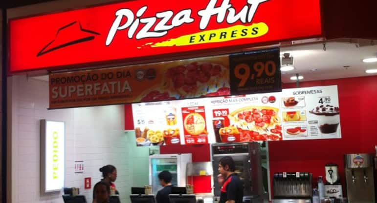 Menu of Pizza Hut, Pari, São Paulo