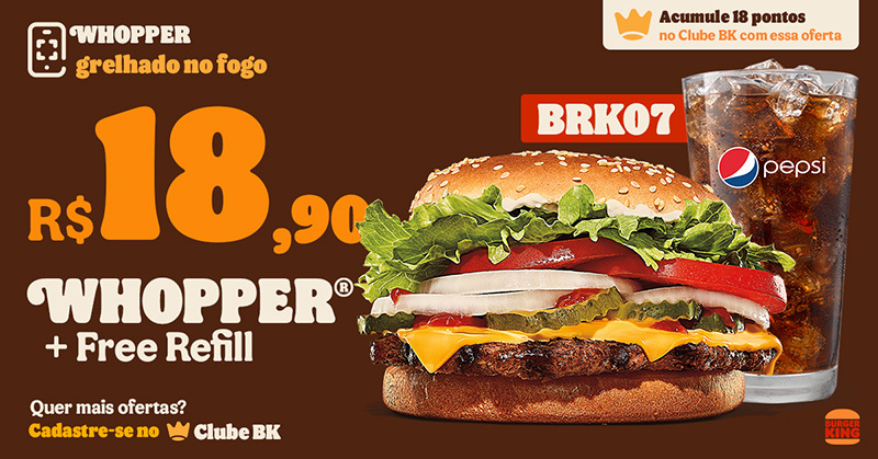 Burger King® | Burger King® - Ofertas Especiais - cardápio do burger king