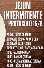 Protocolo jejum intermitente 16h - Blog Jejum Intermitente