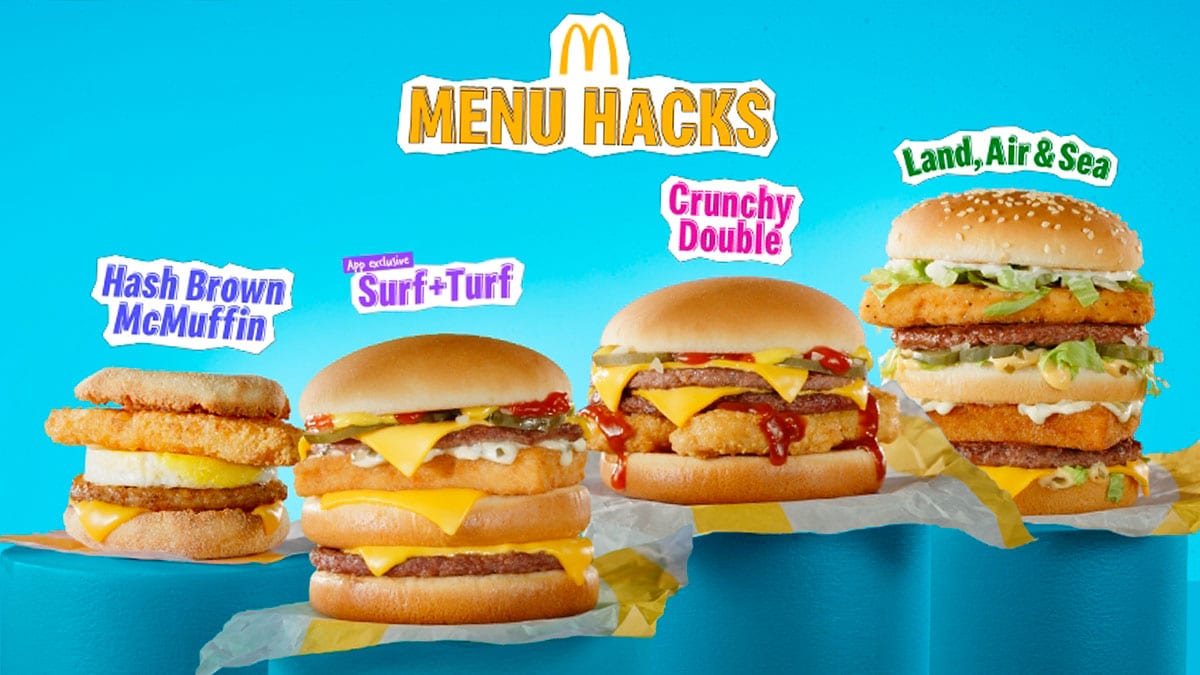 McDonald's lança Menu Hacks com misturas que viralizaram no TikTok - GKPB -  Geek Publicitário - cardápio do mcdonald's