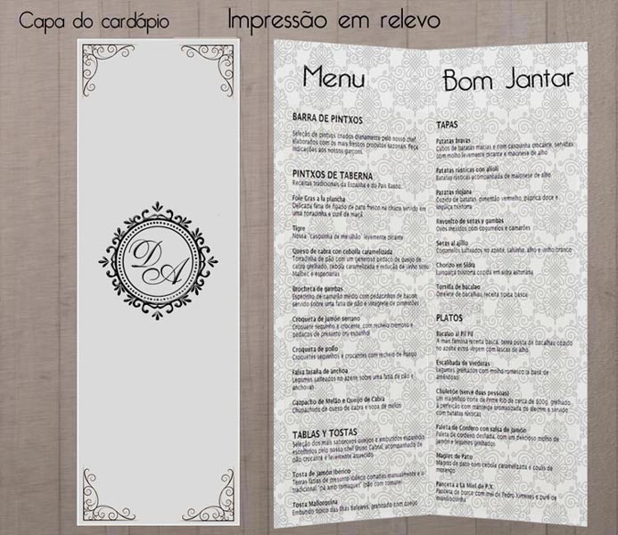menu cardapio casamento curitiba (4) | Noivas de Curitiba