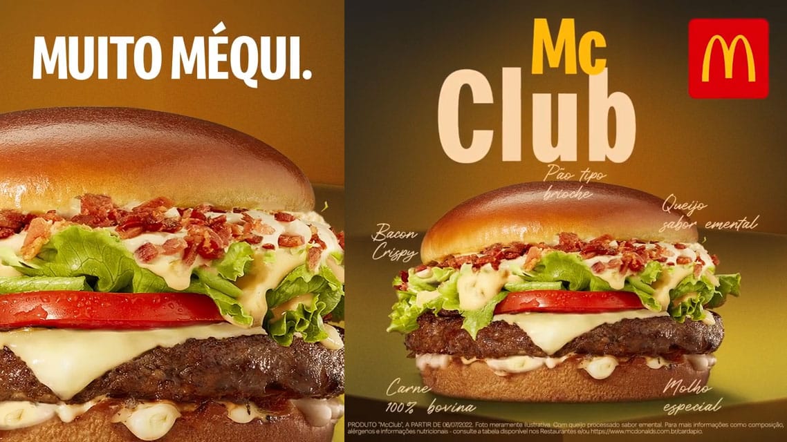 McClub é novo sanduíche do McDonald's Brasil - GKPB - Geek Publicitário