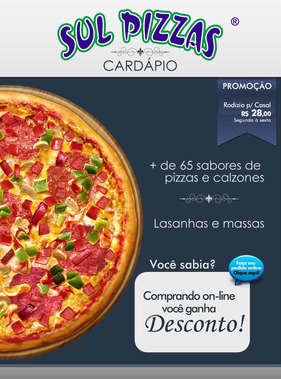 Calaméo - Cardápio Digilta - Sul Pizzas
