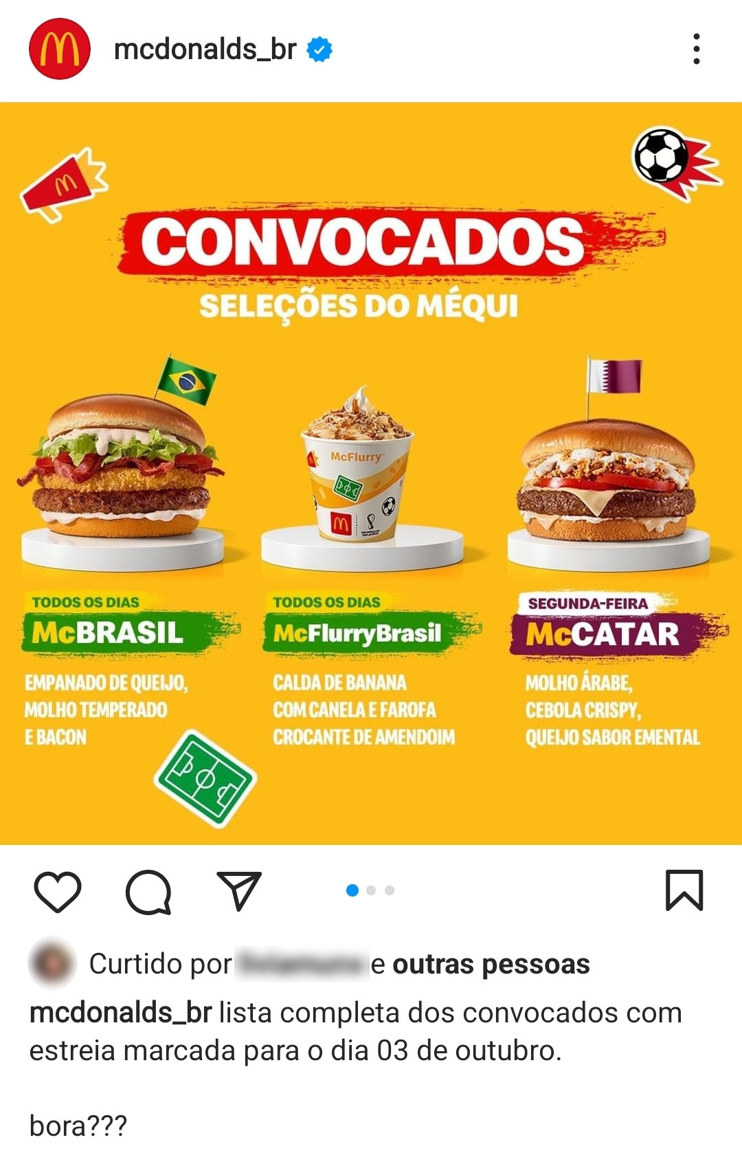 Os lanches do McDonald's da Copa do Mundo de 2022: preço, países e mais |  Goal.com Brasil - cardápio mcdonald's preços 2021