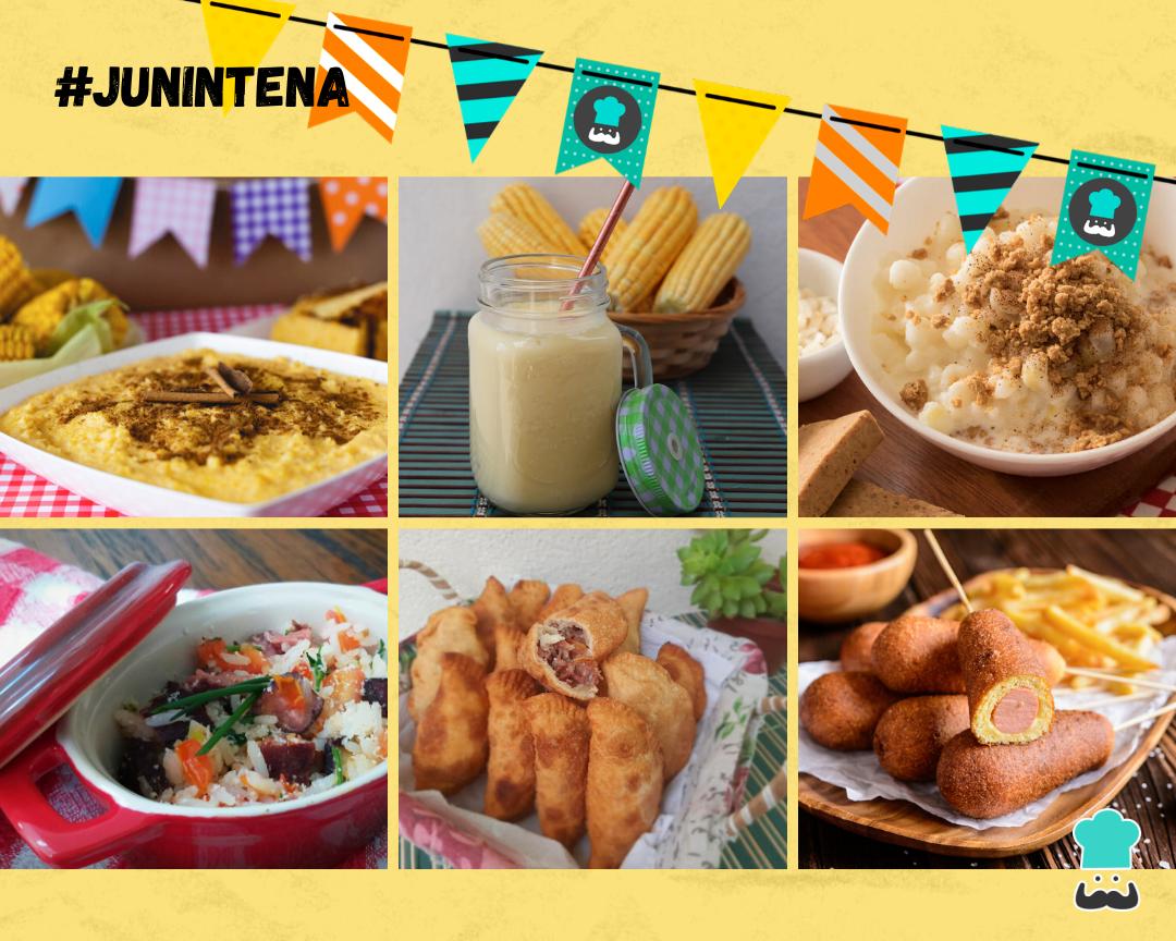 MAIS DE 30 RECEITAS para Festa Junina na quarentena #junintena - comemore  em casa! - cardápio festa junina