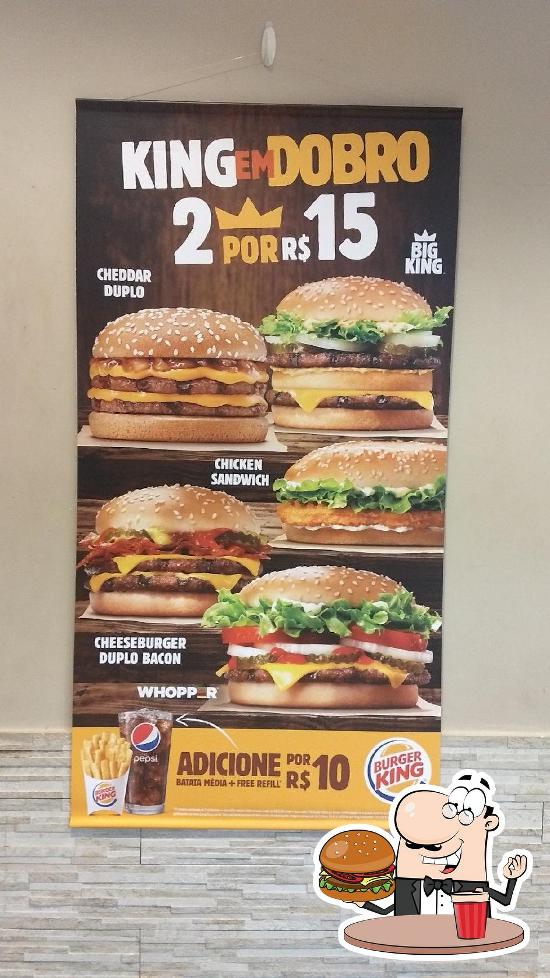 Menu at Burger King restaurant, Rio de Janeiro, 15500 - Loja 268 - cardápio burger king