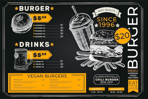 Page 3 | Burger menu restaurant menu Vectors & Illustrations for Free  Download | Freepik - cardapio hamburgueria