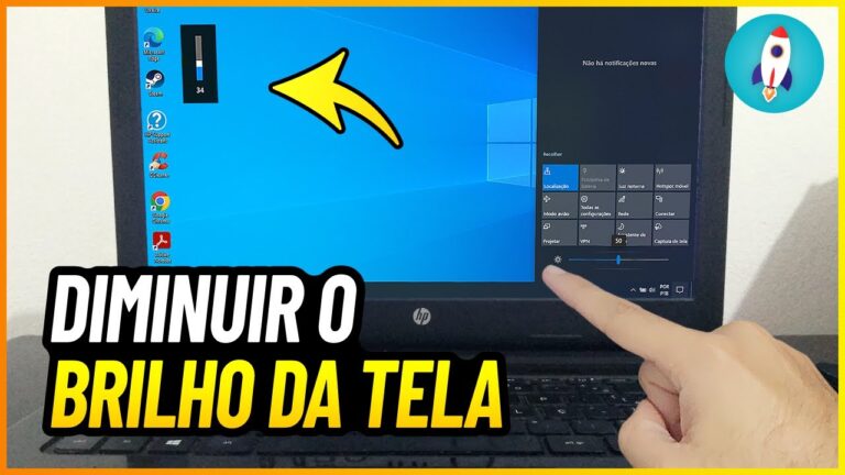 como abaixar a luz do pc