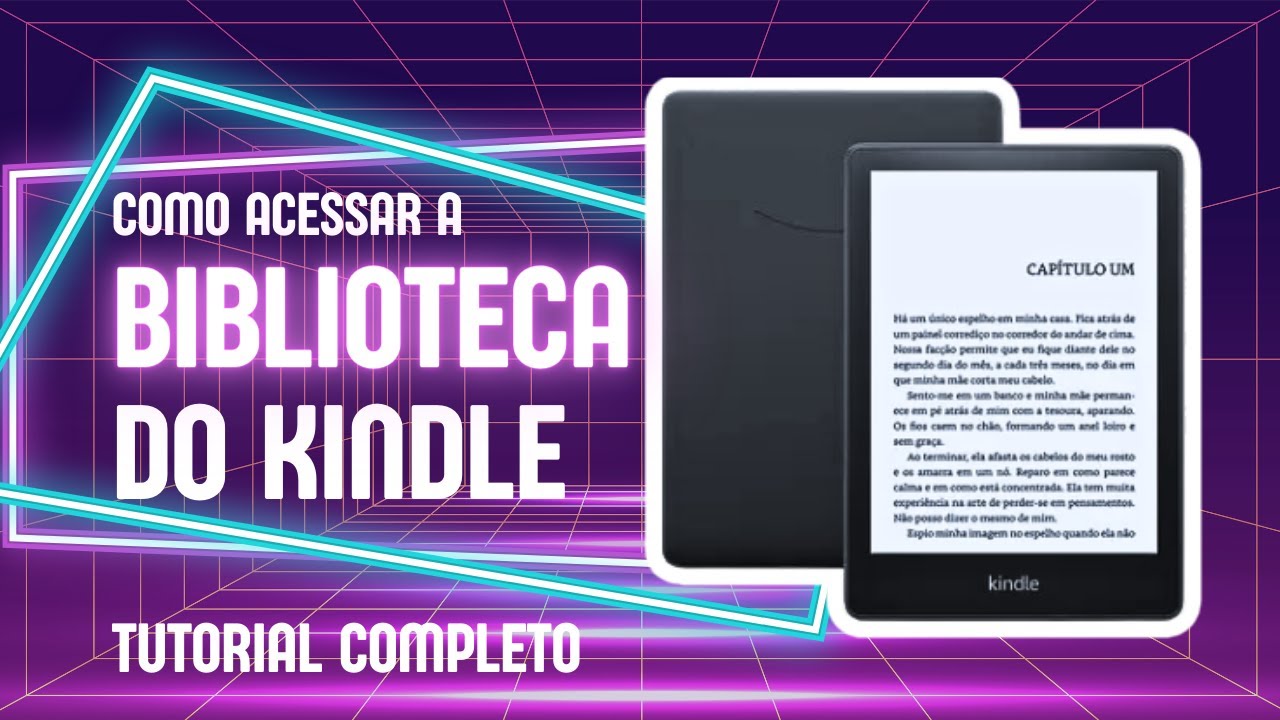 como abrir a biblioteca no kindle
