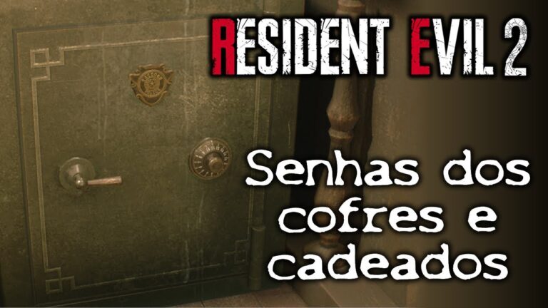 como abrir cofre resident evil 2