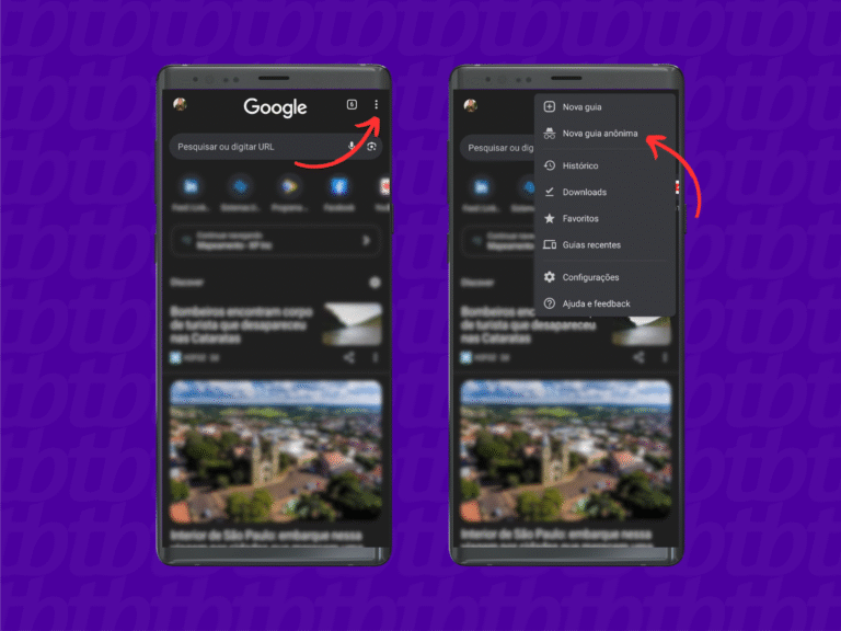 como abrir guia anônima no google