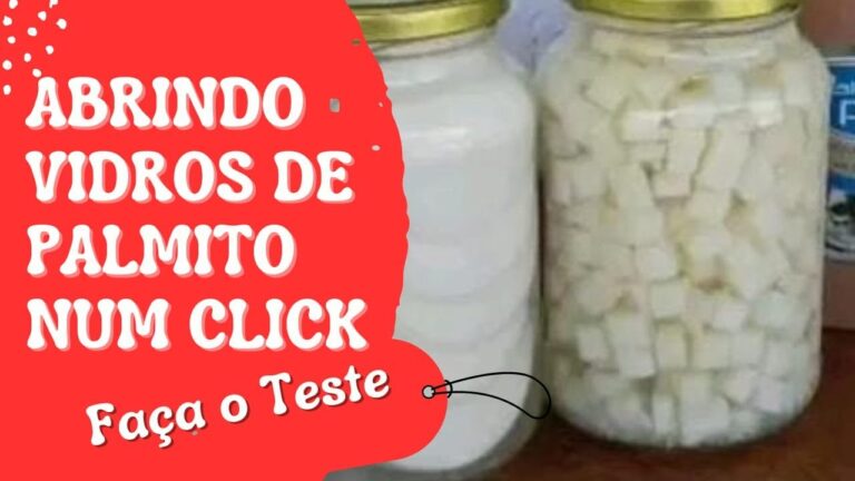 como abrir vidro de palmito grande