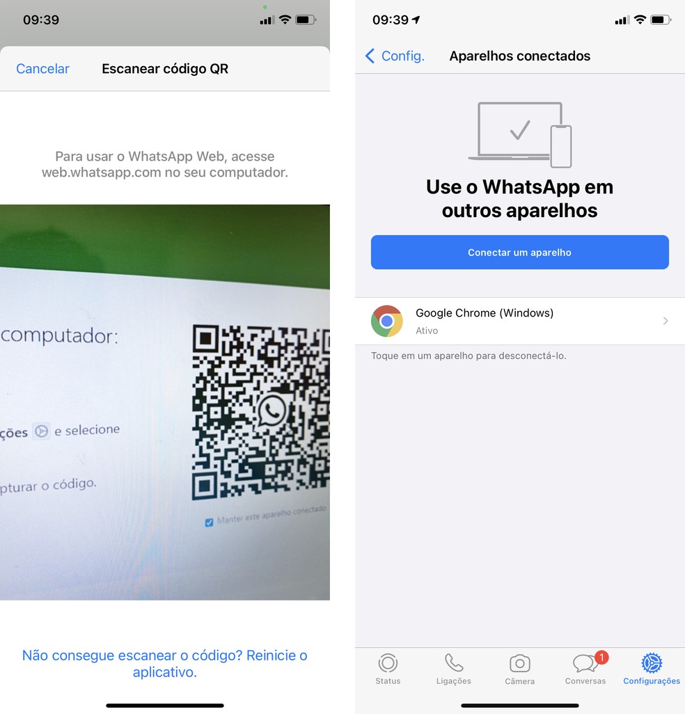 como abrir whatsapp web no notebook
